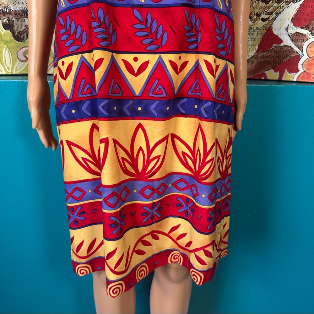 Sag Harbor Dress Geometric Print - Picture 3 of 8